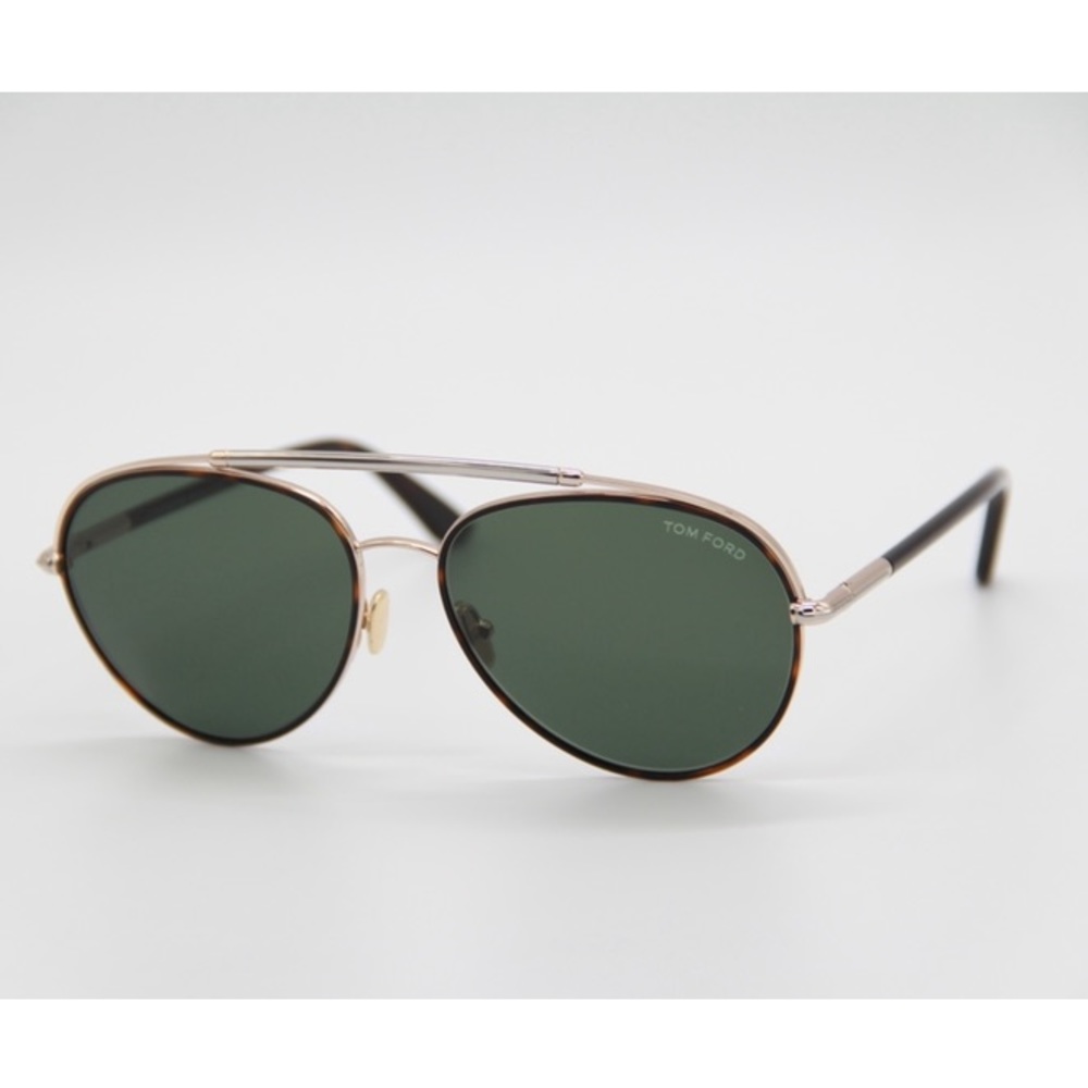 NEW TOM FORD CURTIS TF748 52N UNISEX AVIATOR SUNGLASSES TOM FORD FT0748/S GREEN - Picture 4 of 16